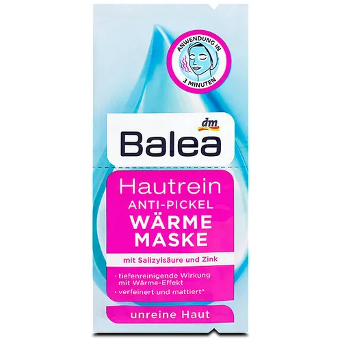 Balea Hautrein Anti-Pickel Wärme Maske (Maseczka rozgrzewająca przeciw wypryskom)