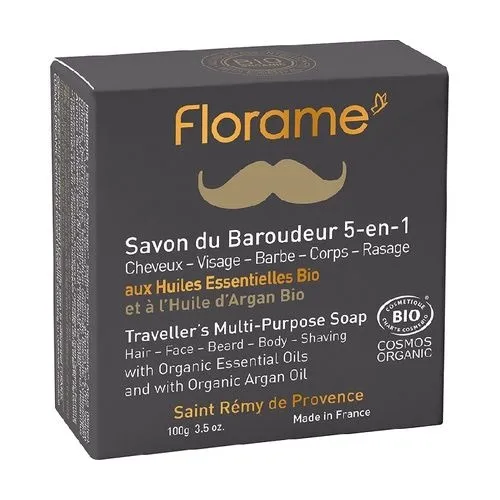 Florame Savon du Baroudeur 5-en-1 Pour les Hommes (Mydło dla mężczyzn 5w1)