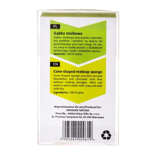 Natura Accessories Stożkowa gąbka do makijażu - 3