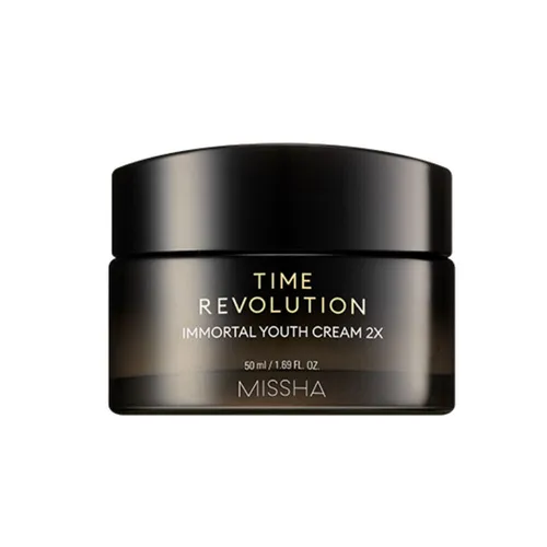 Missha Time Revolution, Immortal Youth Cream 2x (Skoncentrowany, przeciwzmarszczkowy krem do twarzy)