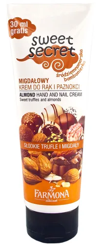 Sweet Secret Migdałowy krem do rąk i paznokci `Słodkie trufle i migdały`
