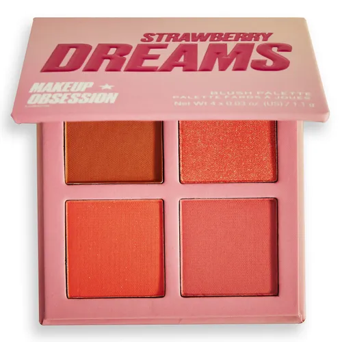 Makeup Obsession London Blush Crush Palette Strawberry Dream (Paleta róży)