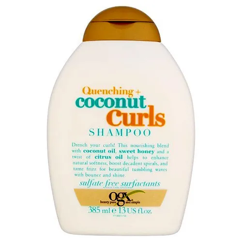 Organix Quenching + Coconut Curls, Shampoo (Szampon do włosów kręconych)