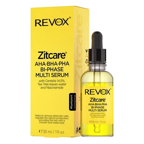 Revox Zitcare, AHA BHA PHA Bi-Phase Multi Serum (Dwufazowe serum do twarzy)