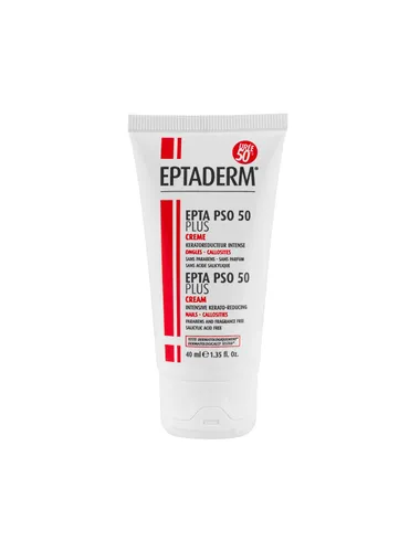 Eptaderm Epta PSO 50 Plus Cream (Intensywny krem keratoredukujący do skóry głowy i ciała) - 2