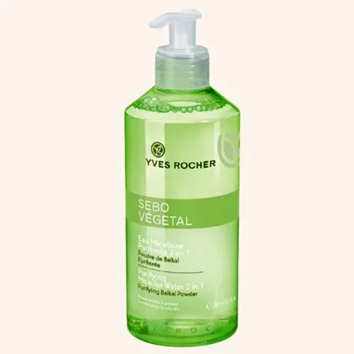 Yves Rocher Sebo Vegetal, Eau Micellaire Purifiante 2 en 1 (Oczyszczający płyn micelarny 2 w 1) - 2