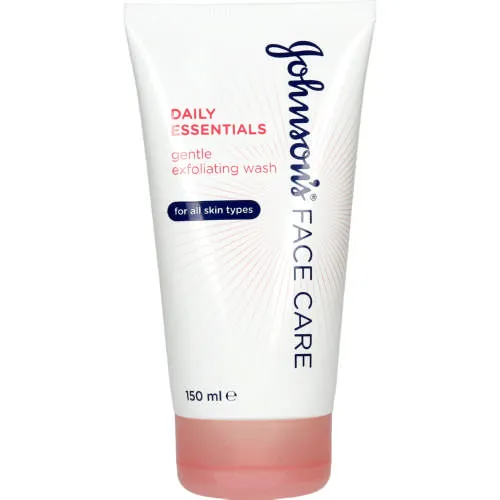 Johnson's Face Care, Daily Essentials, Gentle Exfoliating Wash (Delikatnie złuszczający i oczyszczający żel do mycia twarzy)