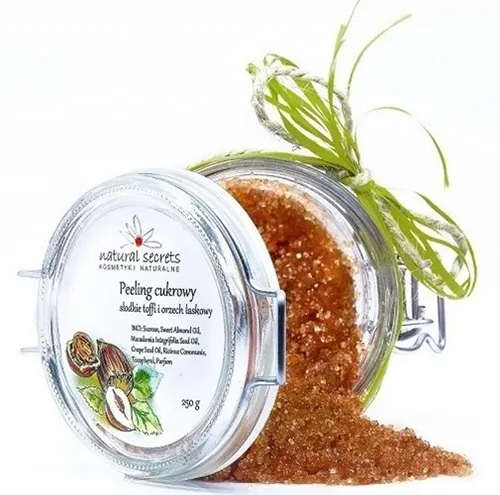 Natural Secrets Peeling cukrowy `Słodkie toffee z orzechem laskowym` - 2