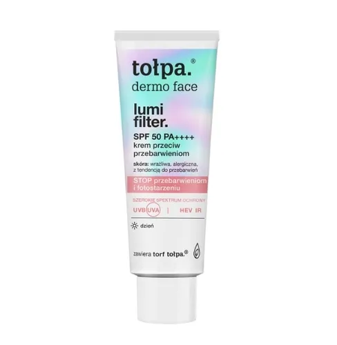 Tołpa Dermo Face, Lumi Filter, Krem przeciw przebarwieniom SPF 50 PA++++
