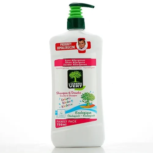 L'Abre Vert Enfants, Shampoo &Duche (Szampon i żel po prysznic dla dzieci)