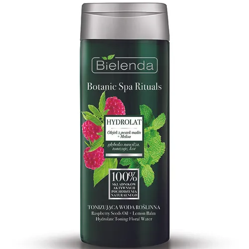 Bielenda Botanic Spa Rituals, Hydrolat `Olejek z pestek malin + Melisa`