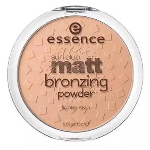 Essence Sun Club, Matt Bronzing Powder (Nowa wersja) (Bronzer (stara wersja))