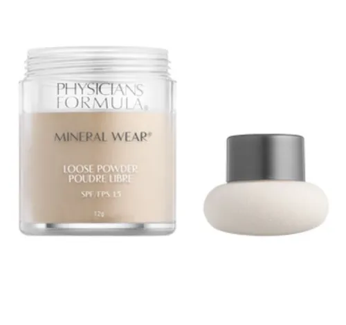 Physicians Formula Mineral Wear Powder SPF 15 (Puder sypki do twarzy)