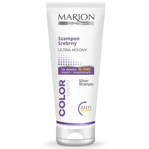 Marion Professional, Color Esperto, Szampon srebrny ultra mocny do włosów blond