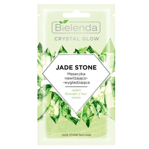 Bielenda Crystal Glow, Maseczka nawilżająco- wygładzająca `Jade Stone`