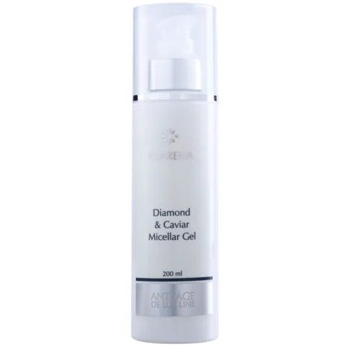 Clarena Anti Age De Lux Line, Diamond & Caviar Micellar Gel (Żel micelarny z diamentem i kawiorem)
