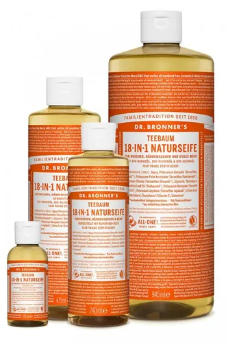 Dr. Bronner's 18 - in - 1 Teebaum Naturseife (Naturalne mydło w płynie z drzewem herbacianym) - 2