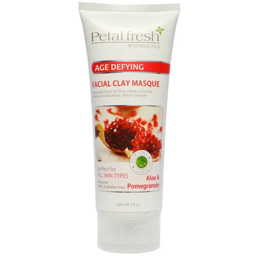 Petal Fresh Pure Age Defying, Aloe & Pomegranate Facial Clay Masque (Głęboko oczyszczająca maska do twarzy glinka z wyciągiem z aloesu i granatu)