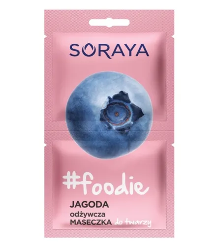 Soraya # Foodie, Odżywcza maseczka do twarzy `Jagoda`