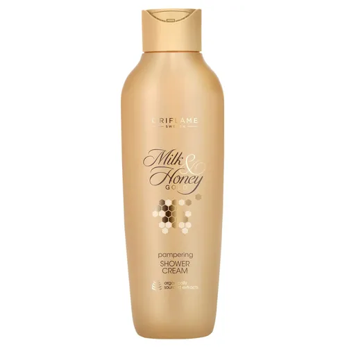 Oriflame Milk & Honey, Pampering Shower Cream (Kremowy żel pod prysznic (nowa wersja))