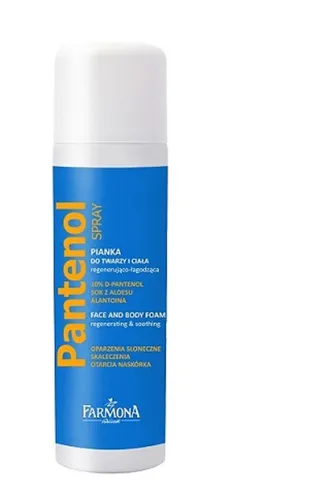 Pantenol Spray, Pianka do twarzy i ciała