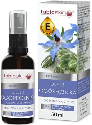 LabioSkin Kosmetyczny olej z ogórecznika lekarskiego tłoczony na zimno