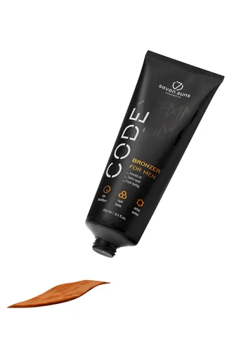 7Suns Cosmetics Code Bronzer for Men (Bronzer do opalania w solarium  dla mężczyzn) - 2