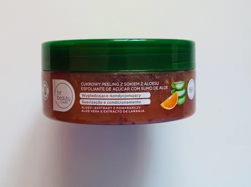 bebeauty Wygładzająco-kondycjonujący cukrowy peeling z sokiem z aloesu `Aloes i ekstrakt z pomarańczy` - 2