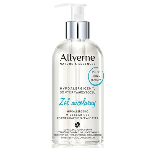 Allvernum Nature's Essences Hypoalergiczny żel micelarny do mycia twarzy i oczu