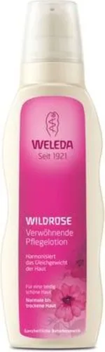 Weleda Wildrose Verwohnende Pflegelotion (Pielęgnacyjna emulsja do ciała z dziką różą)