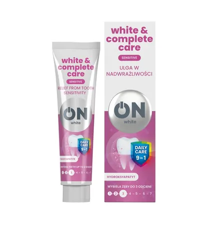 WhiteON Sensitive, Ulga w nadwrażliwości, Pasta do zębów