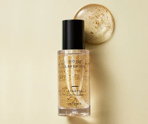 Missha Moist Layering Starter Gold Topping (Baza pod makijaż) - 2