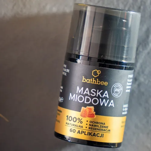 Bathbee Maska miodowa 100 % naturalna maska do twarzy i dłoni
