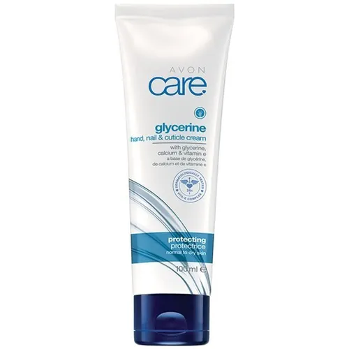 Avon Care, Rich Moisture Glycerine Hand and Nail Cream [Protecting, Glycerine Hand, Nail & Cuticle Cream] (Glicerynowy krem do rąk i paznokci)