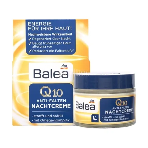 Balea Q10 Anti-Falten Nachtcreme (Przeciwzmarszczkowy krem ​​na noc z Q10)