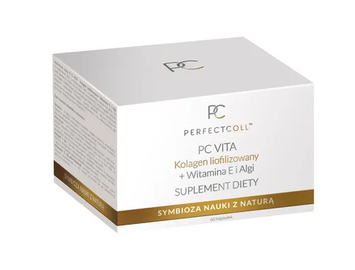 PerfectColl PC Vita, Kolagen liofilizowany + Witamina E i Algi