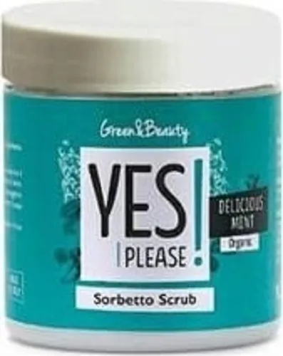 Yes Please Green & Beauty, Delicious Mint Peeling-Sorbet (Peeling do ciała)