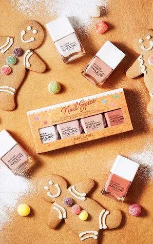 Nails Inc. Nail Spice Gingerbread-Scented Nail Polish Set (Zestaw lakierów) - 2