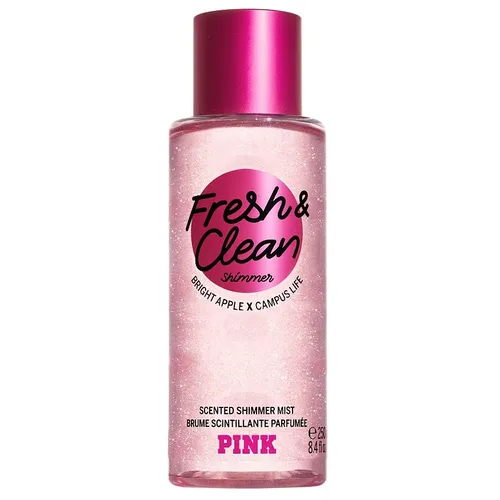 Victoria's Secret Pink Fresh and Clean Scented Shimmer Mist (Mgiełka zapachowa z brokatem)