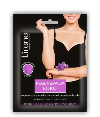 Lirene Dermoprogram Regeneracja Łokci, Regenerująca maska na suche i popękane łokcie