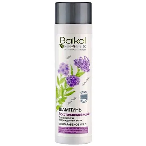 Baikal Herbals Szampon regenerujący do włosów łamliwych i zniszczonych