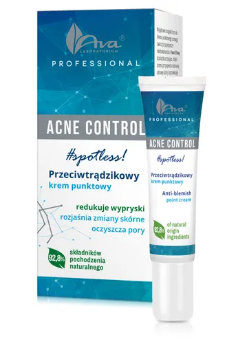 Laboratorium Kosmetyczne AVA Acne Control, Anti-blemish Point Cream (Przeciwtrądzikowy krem punktowy)