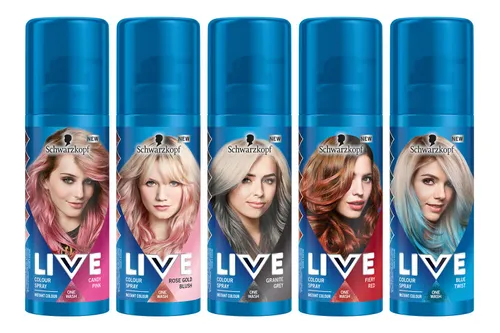 Schwarzkopf Live Colour Spray (Makijaż do włosów w sprayu (stara wersja)) - 2