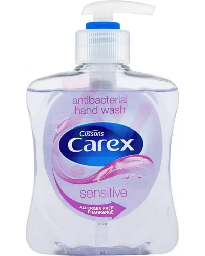 Carex Sensitive, Antibacterial Hand Wash (Antybakteryjne mydło w płynie `Bez`)