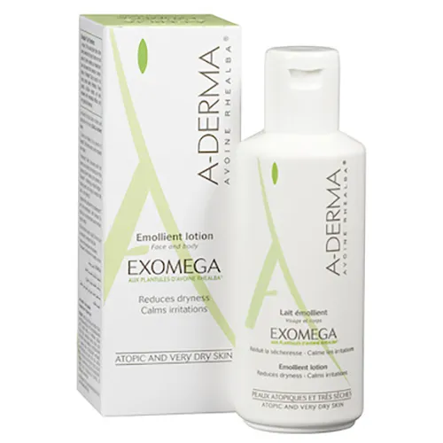 A-Derma Exomega, Emollient Lotion (Mleczko nawilżająco - zmiękczające do twarzy i ciała)