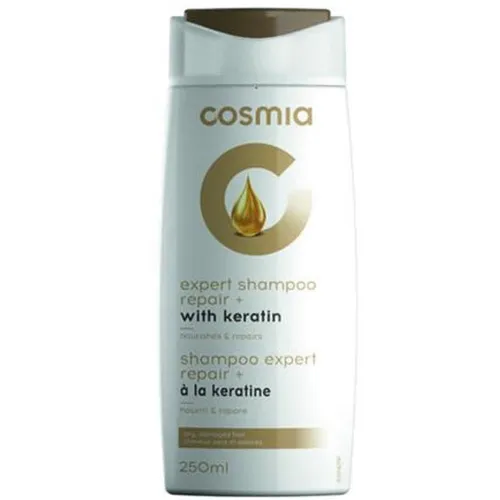 Cosmia Expert Repair, Shampoo with Keratin (Szampon  do włosów zniszczonych)