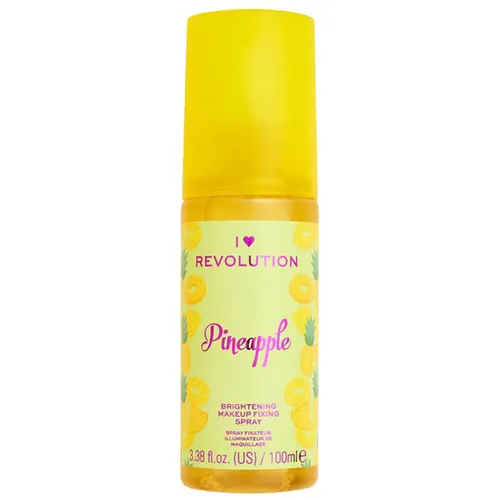 I Heart Revolution Brightening Makeup Fixing Spray`Pineapple (Rozświetlająca mgiełka utrwalająca makijaż)