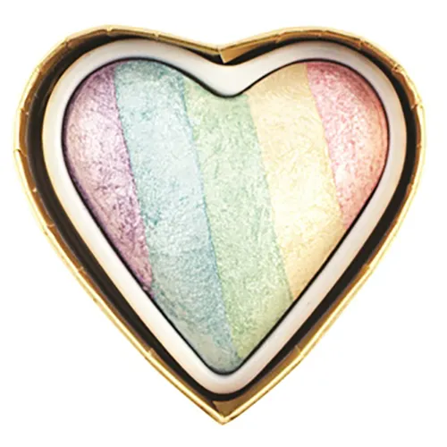 I Heart Revolution Unicorns Heart, A Rainbow Hihglighter (Rozświetlacz do twarzy) - 2
