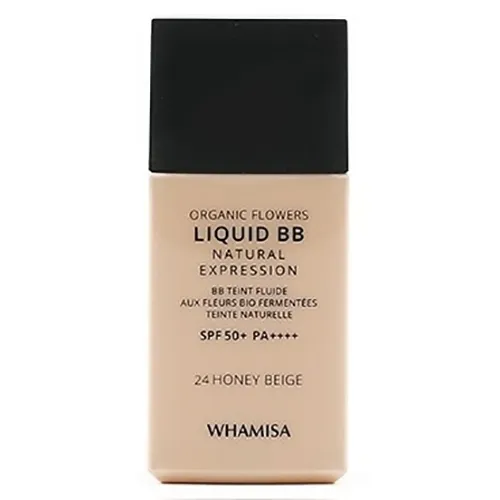 Whamisa BB Creme Organic Flowers Liquid BB Natural Expression SPF 50+ PA++++ (Krem BB)