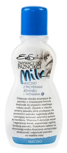 Ewa Schmitt Milk, Zmywacz do paznokci w mleczku z proteinami jedwabiu i witaminą A - 1